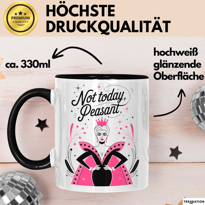 Freche Königin Tasse Geschenk Lustige Geschenkidee Spruch Für Starke Persönlichkeiten Trendation