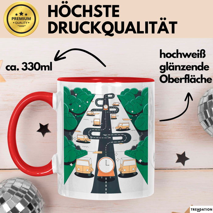 Logistik Manager Tasse Geschenk Lustige Geschenkidee Spruch Für Operations Planer Rot Trendation