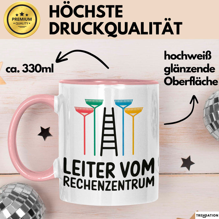 Garten Pflanzen Gärtner Tasse Geschenk Lustige Geschenkidee Spruch Leiter Vom Rechenzentrum Rosa Trendation
