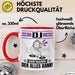 DJ Tasse Geschenk für DJ Der Mann Der Alles Kann Geschenkidee zum Geburtstag Rot Trendation