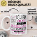 Chorsängerin Tasse Geschenk Ich Bin Diese Eine Legendäre Chorsängerin Von Der Alle Reden Geschenkidee Geburtstag Weihnachten Weiß Trendation