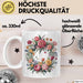Florist Tasse Geschenkidee für Blumenliebhaber Spruch Weiß Trendation