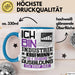 Industriekaufmann Ausbildung Tasse Geschenk Ich Bin Industriekaufmann In Der Ausbildung Ich Darf Das Geschenkidee Spruch Blau Trendation