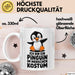 Sarkastischer Pinguin Tasse Geschenk Lustige Geschenkidee Spruch Ich Bin Ein Pinguin Weiß Trendation