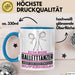 Balletttänzer Geschenk Tasse Ich Bin Balletttänzer Aber Sag Doch Einfach Superheld Lustige Geschenkdiee für Balletttänzer Kaffee-Becher Blau Trendation