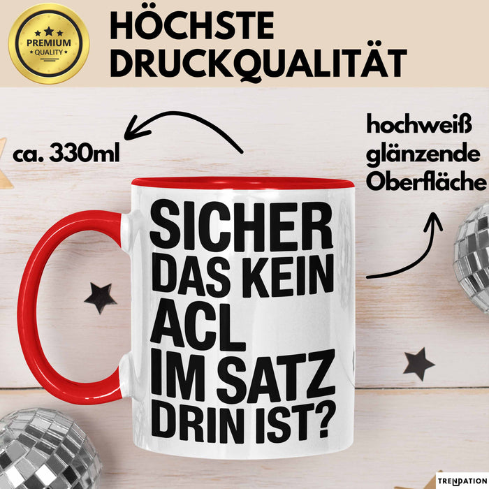 Lateinlehrer Unterricht Tasse Geschenk Lustige Geschenkidee Spruch Sicher Das Kein Aci Im Satz Drin Ist Rot Trendation