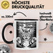 Katzen Tierliebhaber Tasse Geschenk Lustige Geschenkidee Spruch Alien UFO Katze Schwarz Trendation