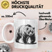 Bär Tierliebhaber Tasse Geschenk Lustige Geschenkidee Spruch Weiß Trendation