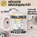 Fußballspieler Tasse Geschenk für Fußballspieler Der Mann Der Alles Kann Geschenkidee zum Geburtstag Weiß Trendation