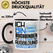Buchbinder Ausbildung Tasse Geschenk Ich Bin Buchbinder In Der Ausbildung Ich Darf Das Geschenkidee Spruch Schwarz Trendation