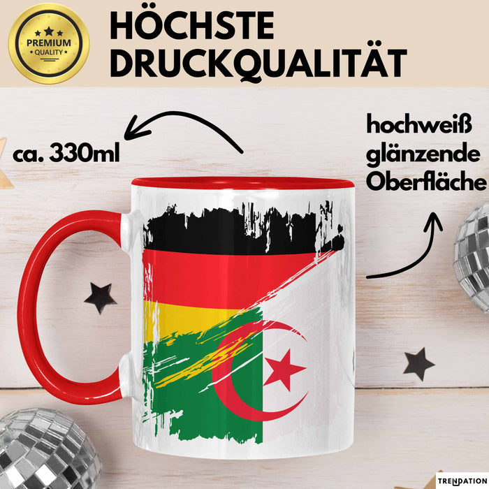 Pakistan Deutschland Flagge Halb Deutscher Halb Pakistaner Fußball Germany 2025 Europa Pakistan Rot Trendation
