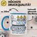 Reptilienhalterin Tasse Geschenk Lustig Abstand Halten Hochleistungs-Reptilienhalterin Mit Drang Zur Perfektion Bei Der Arbeit Blau Trendation