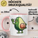 Avocado-Liebhaber Tasse Geschenk Hintern Geschenkidee Rosa Trendation