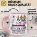 Gleitschirmfliegerin Tasse Geschenk Lustig Abstand Halten Hochleistungs-Gleitschirmfliegerin Mit Drang Zur Perfektion Bei Der Arbeit Rosa Trendation