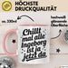 Ingeborg Tasse Geschenk Chillt Mal Alle Ingeborg Ist Ja Jetzt Da Geschenkidee Becher mit Name Rosa Trendation