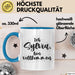 Sylvia Tasse Ich Sylvia, Bin Vollkommen Geschenk Blau Trendation