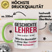 Geschichtslehrer Unterricht Tasse Geschenk Lustige Geschenkidee Spruch Geschichte Lehrer Grün Trendation
