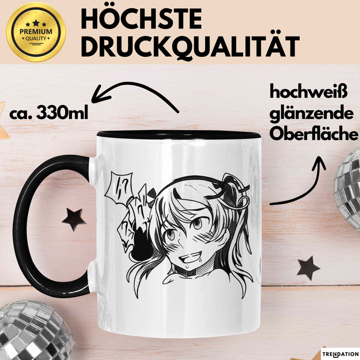 Anime Manga Mädchen Tasse Geschenk Lustige Geschenkidee Trendation