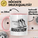 Marathonläufer Tasse Geschenkidee für Laufexperten Rosa Trendation