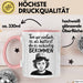 Sarkastischer Sarkasmus Tasse Geschenk Lustige Geschenkidee Spruch Tun Wir Einfach So Als Hättest Du Es Rechtzeitig Bekommen Rosa Trendation