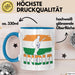 Indien Tasse Geschenk Cricket Indische Cricket-Fans Geschenkidee Blau Trendation