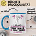 Softballspielerin Geschenk Tasse So Gut Kann Nur Ein Softballspielerin Aussehen Geschenkidee Kaffee-Becher Blau Trendation
