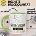 Wakeboarderin Geschenk Tasse Becher Die Frau Die Allen Kann Geschenkidee für eine Wakeboarderin Lustig Grün Trendation