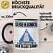 Serienjunkie Tasse Geschenk für Serienjunkie Der Mann Der Alles Kann Geschenkidee zum Geburtstag Schwarz Trendation