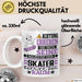 Skater Geschenk Tasse Lustiger Spruch Erheben Sie Sich Der Skater Betritt den Raum Weiß Trendation