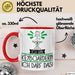 Geschenk für Keyboarderin Tasse Lustige Geschenkidee Geburtstag Ich Bin Keyboarderin Ich Darf Das Rot Trendation
