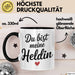 Motivierend Inspirierend Tasse Geschenk Lustige Geschenkidee Spruch Du Bist Meine Heldin Trendation