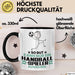 Handballspieler Geschenk Tasse So Gut Kann Nur Ein Handballspieler Aussehen Geschenkidee Kaffee-Becher Schwarz Trendation