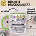 Tierheimvolontärin Tasse Geschenk Lustig Abstand Halten Hochleistungs-Tierheimvolontärin Mit Drang Zur Perfektion Bei Der Arbeit Grün Trendation