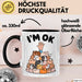 Meerschweinchen Tierliebhaber Tasse Geschenk Lustige Geschenkidee Spruch Schwarz Trendation
