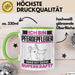 Pferdepfleger Tasse Geschenk für Pferdepfleger Geburtstag Lustiger Spruch Kaffee-Becher Was Ist Deine Superkraft Grün Trendation