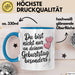 Geburtstagsfeier Tasse Geschenk Lustige Geschenkidee Spruch Du Bist Nicht Nur An Deinem Geburtstag Besonders Blau Trendation