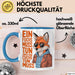Fuchs Tierliebhaber Tasse Geschenk Lustige Geschenkidee Spruch Ein Fuchs Muss Tun Ein Was Fuchs Tun Muss Blau Trendation