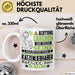 Katzenliebhaber Geschenk Tasse Lustiger Spruch Erheben Sie Sich Der Katzenliebhaber Betritt den Raum Weiß Trendation