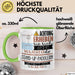 Stand-Up-Paddlerin Tasse Geschenk Lustiger Spruch Bitte Erheben Sie Sich Seine Majestät Die Stand-Up-Paddlerin Betritt Den Raum Grün Trendation