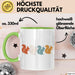 Eichhörnchen Tierliebhaber Tasse Geschenk Lustige Geschenkidee Spruch Grün Trendation