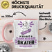 Skater Geschenk Tasse So Gut Kann Nur Ein Skater Aussehen Geschenkidee Kaffee-Becher Rosa Trendation