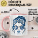 Grieche Tasse Geschenk Greek Woman Frau Becher Kaffee-Becher Rosa Trendation