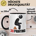 Humor Tasse Geschenk Figur 3DHaufen Witzige Geschenkidee Schwarz Trendation