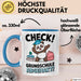 Grundschule Abschied Tasse Becher Geschenk Lustige Geschenkidee Spruch Check Grundschule Abgehakt Blau Trendation