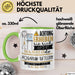 Aquarium-Tüftlerin Tasse Geschenk Lustiger Spruch Bitte Erheben Sie Sich Seine Majestät Die Aquarium-Tüftlerin Betritt Den Raum Grün Trendation