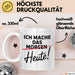 Produktivität Motivation Tasse Geschenk Lustige Geschenkidee Spruch Ich Mache Das Morgen Heute! Weiß Trendation