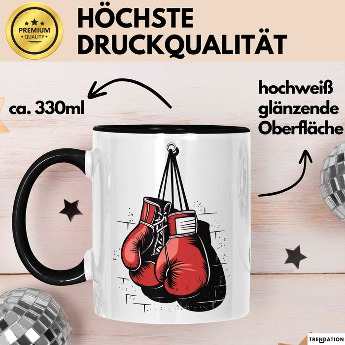 Boxer Tasse Geschenkidee für Kampfchampion Trendation