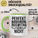 Roswitha Tasse Geschenk Perfekt Sein Kann Jeder Geschenkidee Geburtstag Grün Trendation