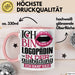 Logopädin Ausbildung Start Geschenk Tasse Ich Bin Logopädin In Der Ausbildung Ich Darf Das Kaffee-Becher Geschenkidee Rosa Trendation