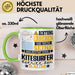 Kitesurfer Geschenk Tasse Lustiger Spruch Erheben Sie Sich Der Kitesurfer Betritt den Raum Grün Trendation
